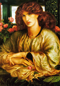 The Girl at the Window by Dante Gabriel Rossetti