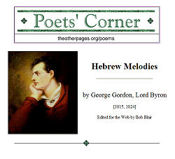 Hebrew Melodies by Lord Byron