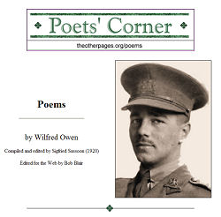 Poems of Wilfred Owen (1920)