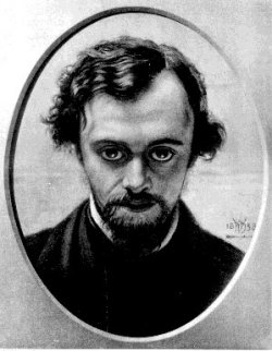 Dante Gabriel Rossetti - Self portrait